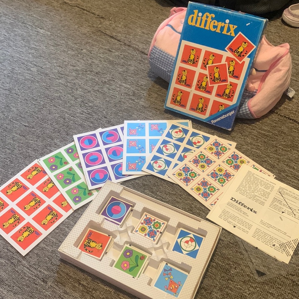 Vintage 1974 Ravensburger board game Differix